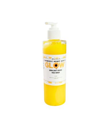 Daily Turmeric Glow Face Wash - Helps Improve Skin Tone & Cleanse the Skin Suitable for Sensitive Skin 8 Oz