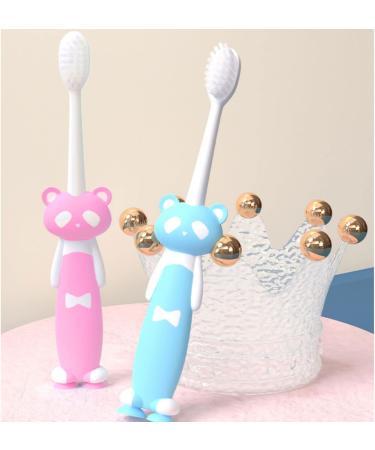 HOGREL Toothbrush for Kids with Dust Covers Suction Cup for Fun & Easy Storage Kids Toothbrushes Soft Bristle Toothbrushes for Kids 8 Pack  - Buy Online on GoSupps.com