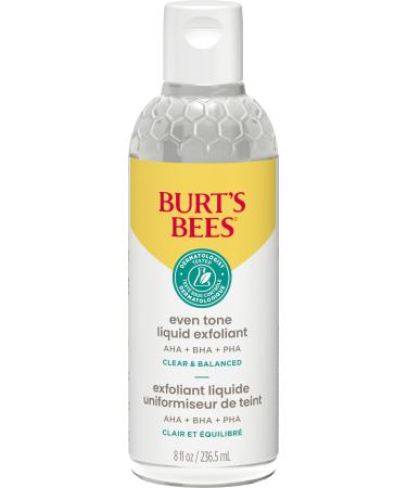 Burt s Bees Clear and Balanced Even Tone Liquid Face Exfoliant 236.5ml