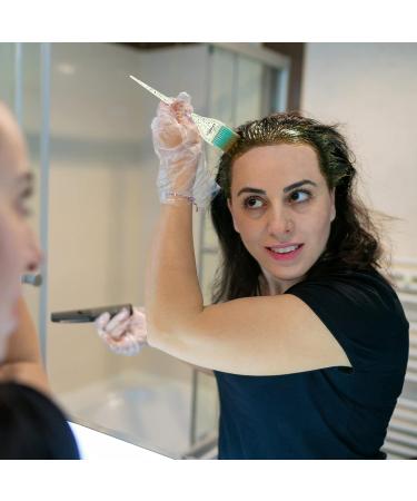 Lurrose 5pcs Tinting Brushes & Angled Boards Kit for DIY Hair Coloring - Salon Quality Highlighting Tools - Green Dyeing Plate 34X10.6X0.4cm - Buy Online on GoSupps.com