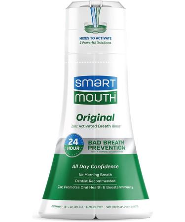SmartMouth Original Activated Mouthwash Clean Mint 16 oz - Pack of 4 - Buy Online on GoSupps.com