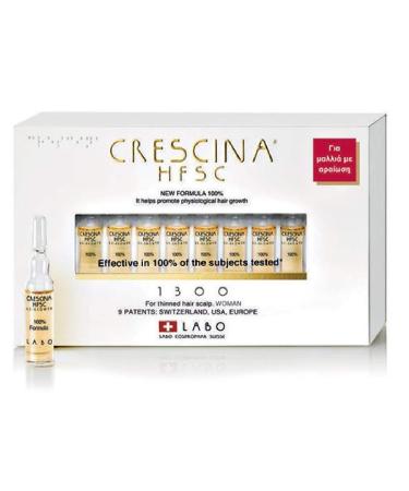 Crescina HFSC Hair Growth for Women - 1300 Dosage in 10 Vials | International Shipping Available - Buy Online on GoSupps.com