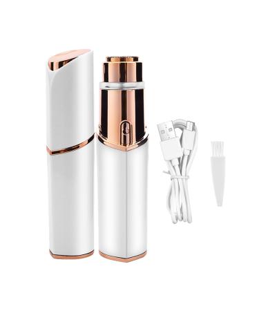 Facial Hair Remover Face Shavers for Women Rechargeable Face Hair Remover Painless Ladies Shaver Electric Hair Removal for Upper Lips Peach Fuzz Body Bikini Hair