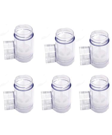 Clear Empty Plastic Round Deodorant Containers Round Shape Bottom Filling Stick Deodorant Container Twist Up Stick Tube (C)