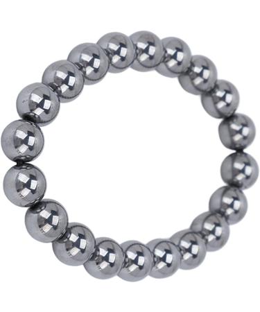 Fashion Terahertz Stone Bracelet for Men & Women - 9mm Energy & Fatigue Relief - Buy Online on GoSupps.com