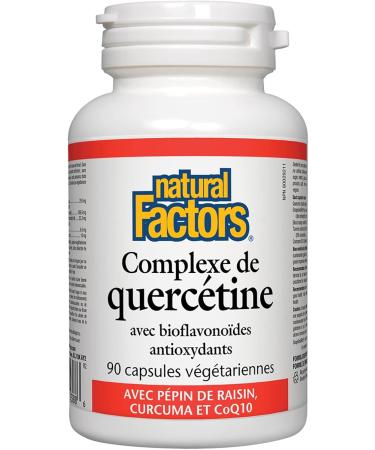 NATURAL FACTORS Quercetin Complex 90 CT - Buy Online on GoSupps.com