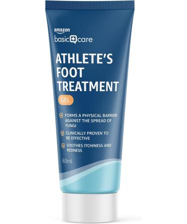 Amazon Basic Care Athlete's Foot Treatment Gel 60ml - Fast Relief for Athlete's Foot (Pack of 1) - Buy Online on GoSupps.com