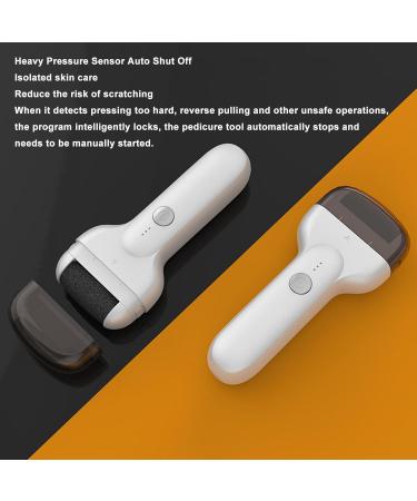 Electric Callus Remover Automatic Rechargeable Foot File with IPX6 Waterproof Design for Calluses and Corns - Buy Online on GoSupps.com