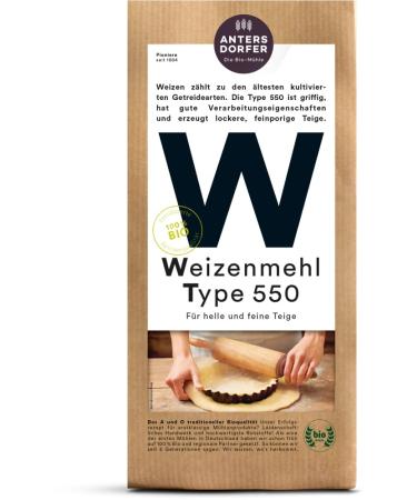 Antersdorfer - Die Bio-M h Antersdorfer - Die Bio-M h Organic Wheat Flour Type 550 (1 x 1 kg)