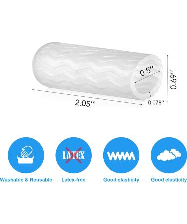 Silicone Toe Protectors - Striped Gel Covers for Corns, Blisters & Painful Toe Problems - Buy Online on GoSupps.com