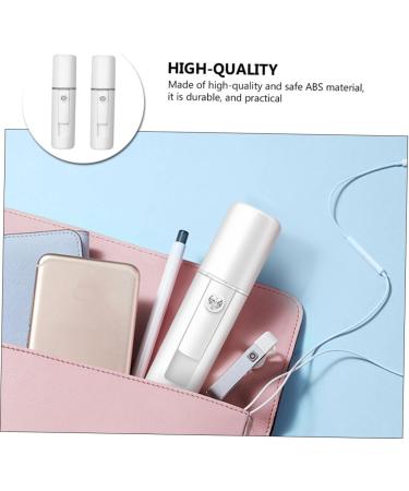 LALADEFIEE 2pcs Spray Meter Facial Mister Portable Spray Humidifier Lash Tool Nano Mist Sprayer Plastic White - Buy Online on GoSupps.com