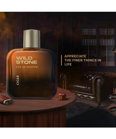 Wild Stonee Cigar Eau De Parfum for Men 100ml|Spicy and Woody Long Lasting Perfume for Men| Dailywear Fragrance|Premium EDP - Buy Online on GoSupps.com
