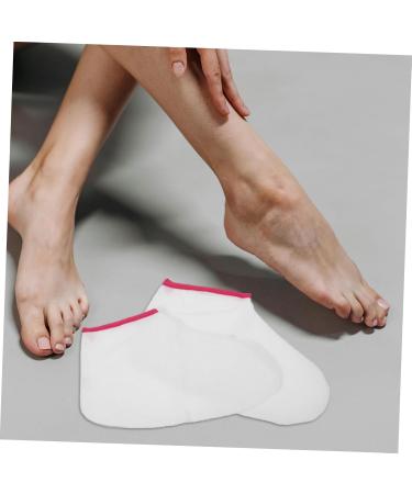 Enveloppements De Cire De Paraffine Pour Spa Housse De Soin pais (blanc Bord Rouge 27 * 19cm) 1 Paire - Buy Online on GoSupps.com
