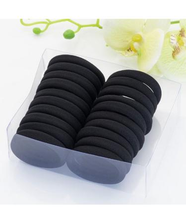 Buy Oyfel Elastic Hair Ties - Black 20-Piece Ponytail Holders for Girls Women Toddlers & Children - Colorful Spiral Hair Bands - Buy Online on GoSupps.com