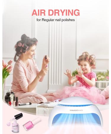TOUCHBeauty Portable Nail Dryer with Air - Mini LED Lamp for Safe & Quick Drying | TB-2130 - Buy Online on GoSupps.com