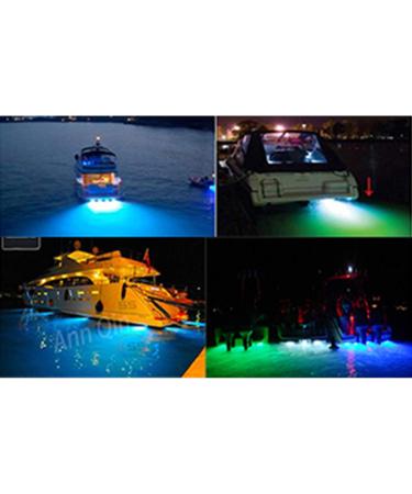 NBWDY RGB LED 1/2in NPT Boat Drain Plug Light Underwater with RF Remote Control - Pack of 2 - Buy Online on GoSupps.com