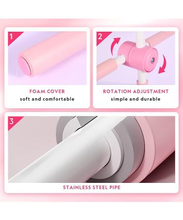 Grafken Pink Posture Corrector for Adults & Kids | Retractable Yoga Sticks for Body Alignment | Stretching Tool for Back Support - Buy Online on GoSupps.com