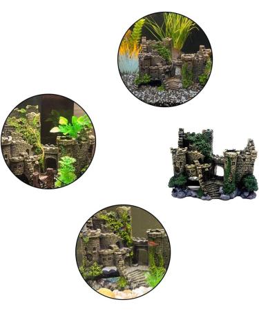Gotiso Aquarium Castle Decoration - Classic Harz Ornaments for Fish & Turtles | Enhance Your Aquarium with Stunning Accessories - Buy Online on GoSupps.com