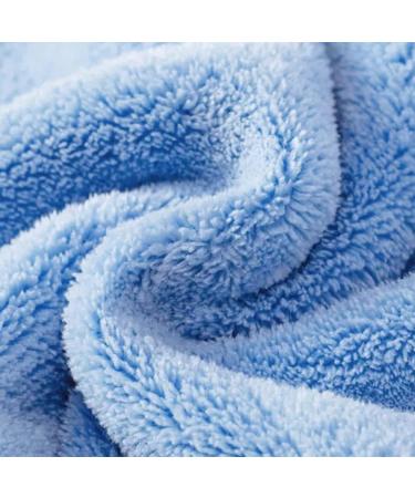 Hooded Baby Towel - Ultra Soft, Absorbent Beach/Bath Towel 70x140 cm (Blue) - Buy Online on GoSupps.com