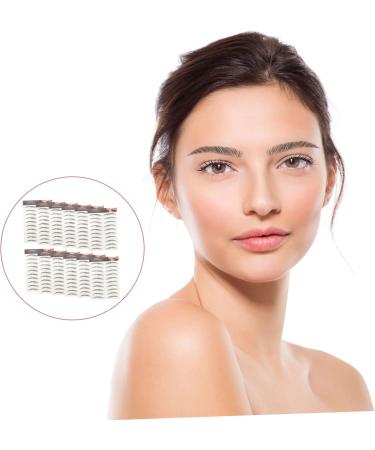 Baluue 24 Pcs Eyebrow Stickers Temporary Eyebrow Imitation Eyebrow 4d Temporary Eyebrows Soy Ink Black 7X1X0.1CMx2pcs Blackx2pcs - Buy Online on GoSupps.com