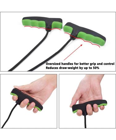 Szeo Archery Crossbow Cocking Device - Double Handle Strings Cocker Tool (Green) - Buy Online on GoSupps.com
