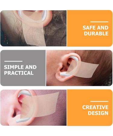 5 Pairs Children Ear Correction Baby Auricle Valgus Correction Patch Silicone Correction Patch Skin Friendly Comfortable Baby Gel Ear Tape Non-Slip Newborn Silica Gel Stickers White White 4.4x3.6cm - Buy Online on GoSupps.com