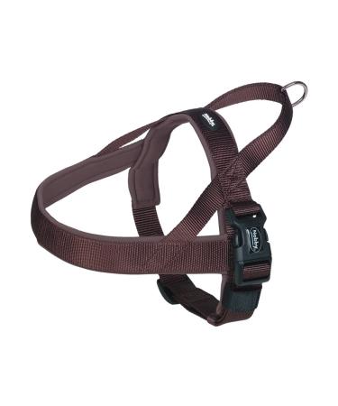 Nobby Norwegian harness Classic Preno brown / brown L: 75-98 cm + 62 cm W: 40/45 mm 1 piece 75 - 98 cm+62 cm/40 45 mm brown