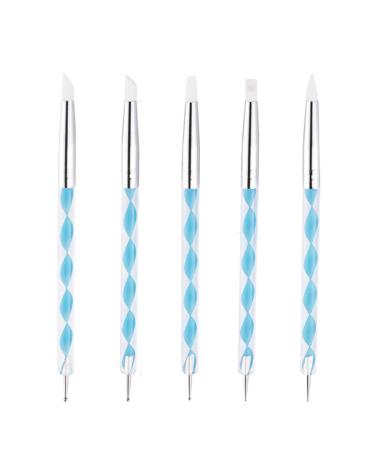5pcs Nail Art Painting Brushes Nails Dotting Tools DIY Manicure Pens
