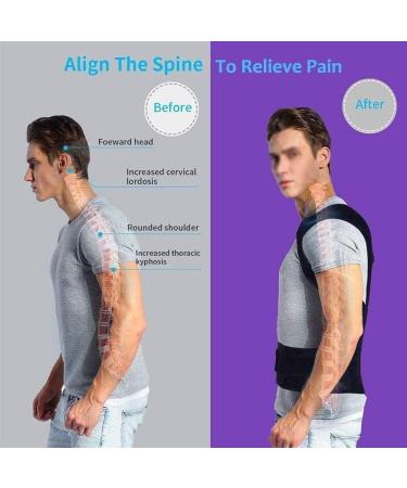 Back Support - Adjustable Back Brace - Posture Corrector Belt W/Lumbar Support for Lower Upper Back Pain - Waist Trainer Vest Tummy Control Body Shaper (Size : XXXL) (XXXXL) (Medium) - Buy Online on GoSupps.com