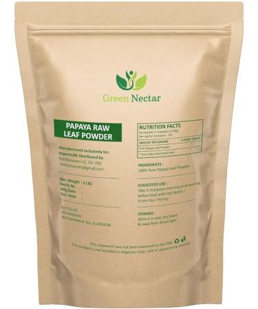 Papaya Leaves Powder 454g (16 oz) | Carica Papaya for Hair & Skin Benefits - Buy Online on GoSupps.com