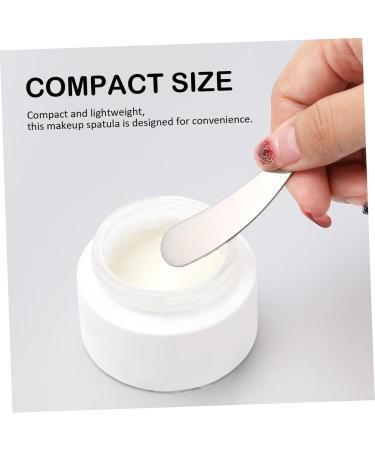 DRESSOOS 2pcs Cosmetic Spatula Under Eye Cream Night Cream for Face Eye Creams Lotion Spatula Stainless Steel - Buy Online on GoSupps.com