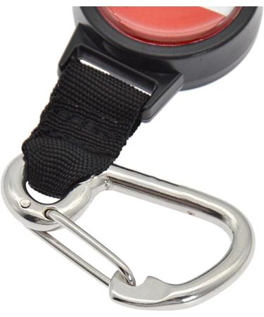 CaCaCook Retractable Lanyard - Black 10x4x2 | Durable Adjustable Perfect for ID & Keys | Shop Internationally - Buy Online on GoSupps.com