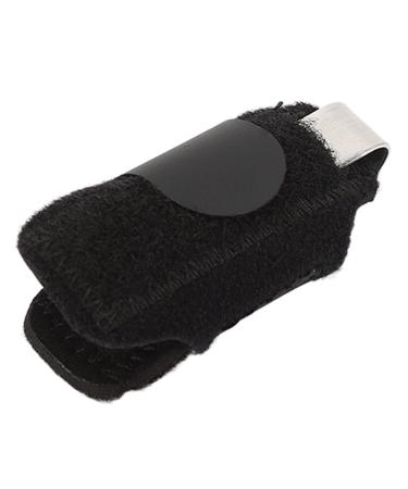 Sponge Composite Cloth Toe Straightener Claw Toe Stabilizer Hammer Toe Corrector Claw Fixation Aluminum Plate Toe Stabilizer for Children Adults Black