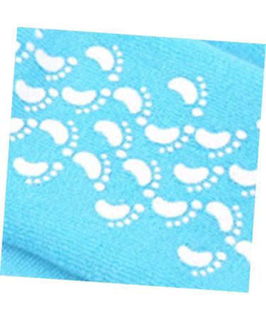 DOITOOL 4 Pairs Moisture Socks Gold Ponytail Holder Lotion Sock Womens Socks Silicone Socks Tiaras for Moisturising Socks Foot Care Booties Silicone Gel Socks Moisturizing - Buy Online on GoSupps.com