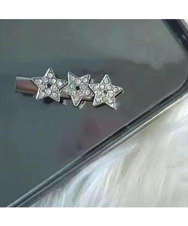 amangul Rhinestones Star Hair Clip Rhinestones Star Hair Accessories Star Barrettes Star Hairpin Crystal Star Hair Clip - Buy Online on GoSupps.com