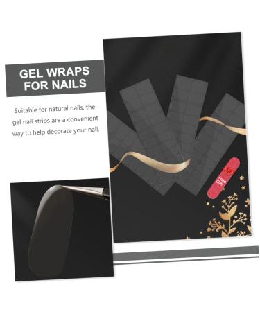 PLAFOPE 5 Sheets Nail Stickers Gel Nail Sticker Gel Strips Nails French Manicure Stickers Nail Gel Stickers French Manicure Strips Gel Pedicure Kit Nail Strips Gel Nail Kit Clear Nail - Buy Online on GoSupps.com