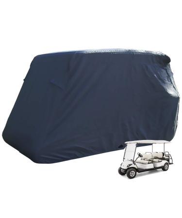 moveland 4-6 Passenger Golf Cart Cover Outdoor Accessories|Dust-Proof Anti-UV, Extra PVC Coating Custom Cart Cover for EZ GO, Club Car, Yamaha