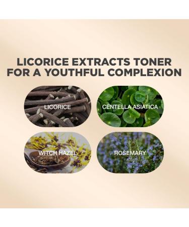 Licorice Toner | Advanced Licorice Toner Essence | pH Balancing Licorice Toner Essence | Licorice Toner with High Concentrate of Licorice and Natural Ingredients | Korean Licorice Toner Essence - Buy Online on GoSupps.com