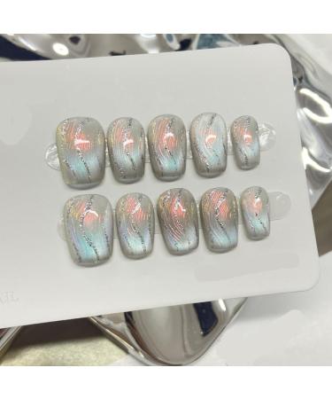 Handmade wearing of nail polish handmade phototherapy nail cat eye nail and nail patch(S)