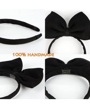 Bow Headbands Headdress for Women and Girls Perfect Hair Accessories for Alice in Wonderland Cosplay (Black) - Buy Online on GoSupps.com