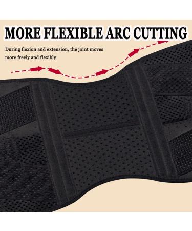 ANAMPION Knee Brace with Side Stabilizers for Men & Women - Adjustable Compression Sleeve for Knee Pain Relief - Ideal for Running, Fitness & Weightlifting - XXL Black - Buy Online on GoSupps.com