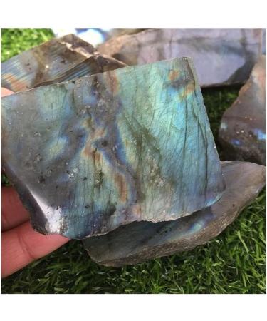 Crystal Rough Natural Crystal Rough Stone Crafts Natural Heavy Flash Labradorite Crystal Gemstone Slice Metaphysical Crystal - Buy Online on GoSupps.com