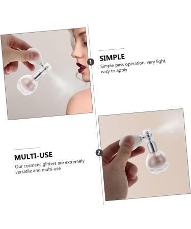 Beavorty 4 Pcs Spray Glitter Glass Spray Bottles Shower Spray Body Women Makeup Tool Loose Powder Brighten As Shown 2x2pcs 7.5x6cmx2pcs - Buy Online on GoSupps.com