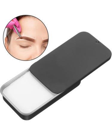 WOONEKY Eyebrow Facial Paint Positioning Cream Eyebrow Tinting Tool Women Makeup Tools Aluminum Box 1 count (Pack of 1) Black - Buy Online on GoSupps.com
