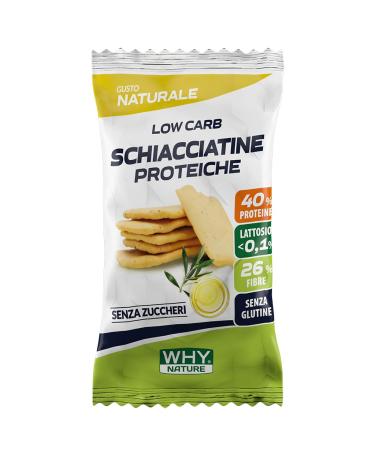 WHY NATURE WHY NATURE LOW CARB PROTEIN PRESS - Gluten-Free Protein Snack - Savory Snacks - Natural Flavor - 30g