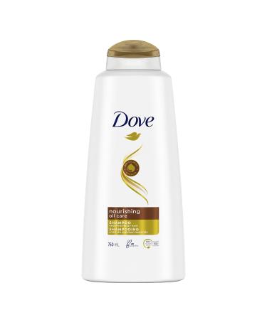 Dove Shampoo Nourishing Oil Care non greasy formula for frizz control and smooth hair 750 ML 1 count (Pack of 1) Nourishing Oil Care Shampoo