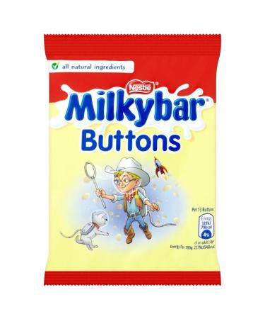 Nestle Nestl Milkybar White Chocolate Buttons 3 x 30 g Bags