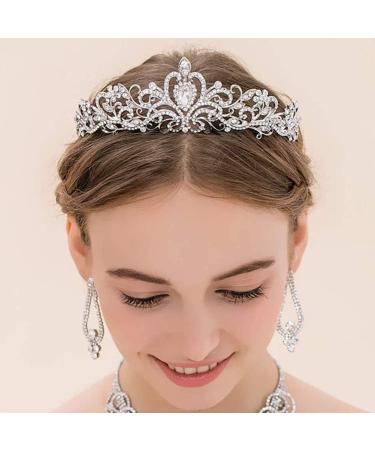 Pearl Butterfly Crown Tiara | Crystal Princess Headband & Bridal Jewelry for Girls & Women - Perfect for Birthdays & Weddings - Buy Online on GoSupps.com