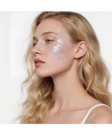  BUCOMTU Festival Face Glitter 12 Colors Makeup Body Glitter Thick Gel Glitter Face Glitter Face Festival Accessories Gadget for Carnival Masquerade and Party - Buy Online on GoSupps.com