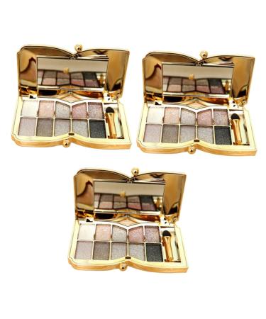 DOITOOL 3pcs Eye Shadow Eyeshadow Pallete Eyeshadow Palette Set Pearlescent